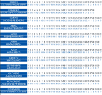 Calendario de fecha estimada del parto