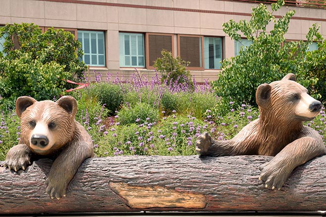 Bears sculpture
