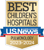 US News and World Report Badge for Pulmonary Medicine