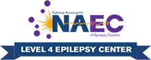 Level 4 Childhood Epilepsy Center - NAEC Badge for care of Children with Epilepsy