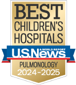 Placa de medicina pulmonar de US News and World Report 