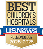 US News and World Report Badge for Pulmonary Medicine